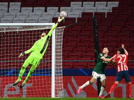 Atletico Madrid were unable to score against Lokomotiv Moscow in the Champions League. AFP