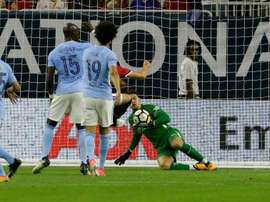 Goleiro está em destaque no time 'citizen'. AFP