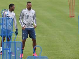 Jerome Boateng showed his support for anti-racism protests. AFP