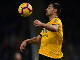 Jonny Otto signs for Wolves after spending the first half of the season at Molineux. AFP