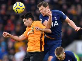 Tottenham up to fifth after late win at Wolves. AFP