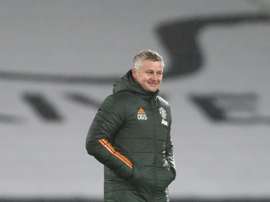 Solskjaer wants United to follow his FA Cup example. AFP