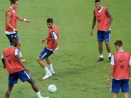 El delantero podría recalar en el Belenenses. AFP/Archivo