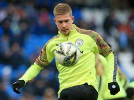 La prise de poids de De Bruyne qui surprend sur les réseaux. AFP