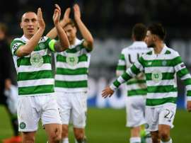 Scott is nominated alongside Celtic team-mate James Forrest. AFP