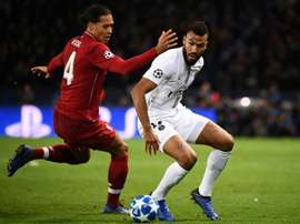 Choupo-Moting was robbed while playing against Liverpool. AFP