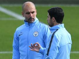 Guardiola backs Arteta as future Man City boss. AFP