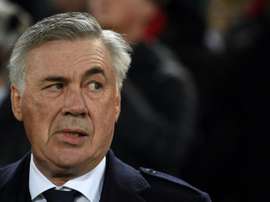 Ancelotti has to win his next two games at Napoli or he will be axed. AFP