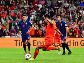 China came from behind to eliminate Thailand. AFP