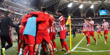 Atlético de Madrid é o finalista da Supercopa. AFP