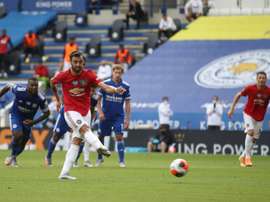 Manchester United beat Leicester 2-0. AFP