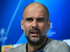 Guardiola has met up with the Juve sporting director in Milan. AFP