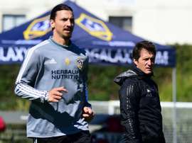 A lista de Ibrahimovic com a sua Dream Team. AFP