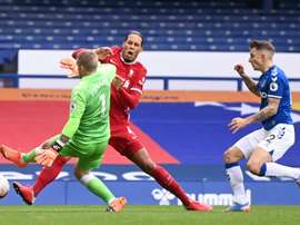 Liverpool are upset with the challenge on Virgil van Dijk (C), AFP
