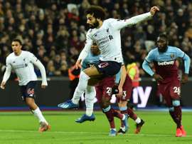 Salah scored as Liverpool won yet another Premier League game. AFP