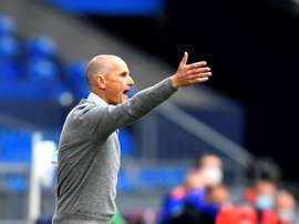 Herrlich makes belated touchline debut as Augsburg thump Schalke. AFP