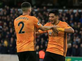 Raúl Jiménez, buteur face aux Spurs. AFP