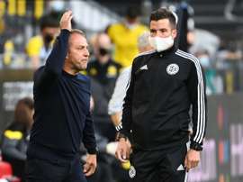Flick was delighted. AFP