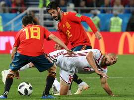Le Maroc a tenu la dragée haute à l'Espagne. EFE