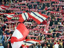 Lille fans provoked anger with a pair of banners targeting women. AFP