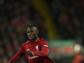 Naby Keita prêt à jouer. AFP