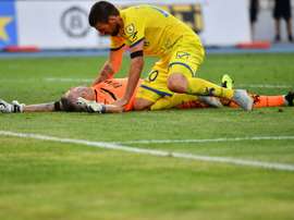 O goleiro já teve alta do hospital. AFP
