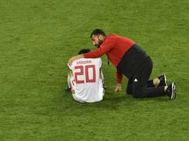 Azmound has retired from international duty at the age of just 23. AFP