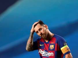 Messi está longe de seu melhor momento no Barça. AFP