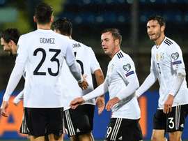 Alemania pasó por encima de San Marino con ocho goles. AFP