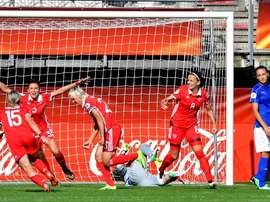 Russia won surprisingly against Italy 2-0. AFP