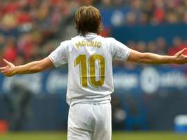 Luka Modric spoke about his old club. AFP