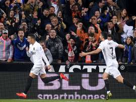 Rodrigo followed up his quarter-final hat-trick with another crucial Copa goal. AFP