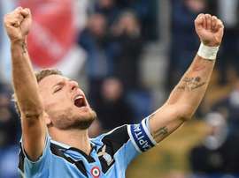 Lazio won 5-1. AFP