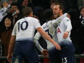 Eriksen's late goal means Spurs stay third. AFP