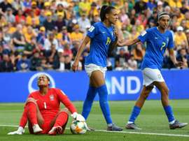 Brazil suffered a disappointing collapse against Australia. AFP
