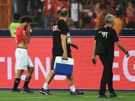 Salah and Egypt suffered an early end to their Africa Cup of Nations campaign. AFP