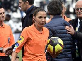 Frappart became the first female Ligue 1 referee on Sunday