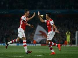 El Arsenal logra la victoria en el derbi de Londres. AFP