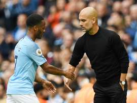 Guardiola, y el City, están preocupados por el racismo. AFP/Archivo