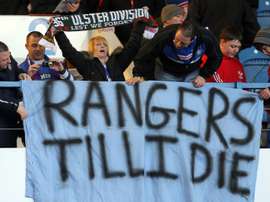 Rangers are 14 points ahead of Hibernian in their bid to gain promotion back to the Premiership