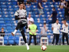 Courtois dépasse Keylor... d'une minute. AFP