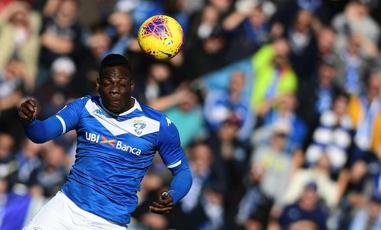 Mario Balotelli is without a team since leaving relegated Brescia at the end of last season. AFP