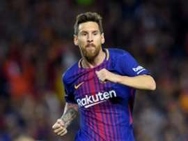 Messi est encore à la tête du classement des buteurs. AFP