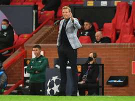 Leipzig lost to United. AFP