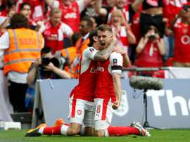 Ramsey marcou o gol que deu os três pontos ao Arsenal. AFP