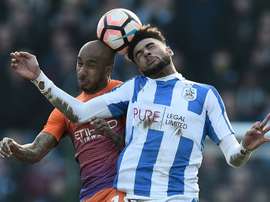 Philip Billing (derecha) atesora un gran futuro. AFP