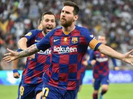 Messi, garantia de gol para novos técnicos. AFP