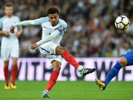 Southgate says Alli's gesture was not aimed towards the referee. AFP