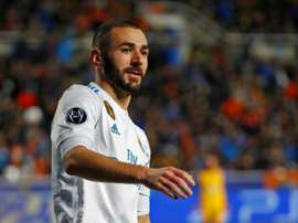 Benzema fait partie du classement. AFP
