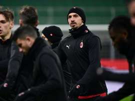 AC Milan forward Zlatan Ibrahimovic taught his team a lesson. AFP